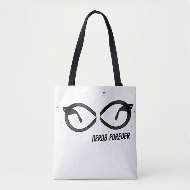 Bolsa Tote Nerd para sempre (Frente)