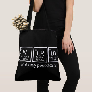 Bolsa Tote Nerdy Mas Apenas Periodicamente Humor Mesa Periódi