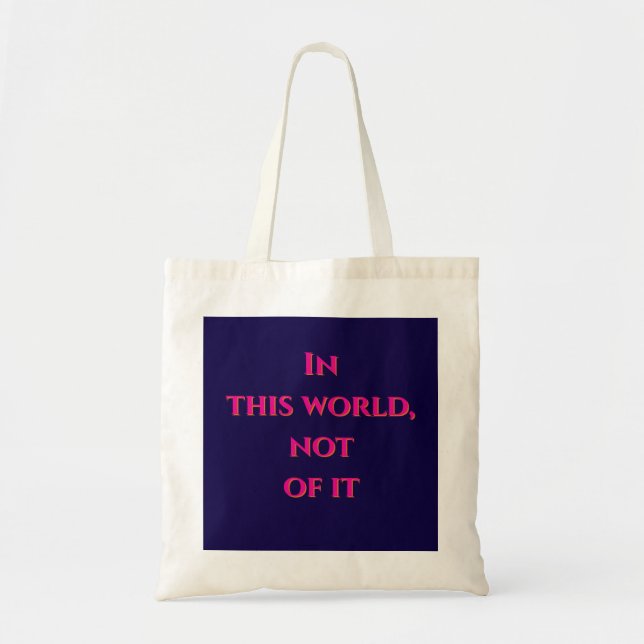 Bolsa Tote Neste Mundo  (Frente)