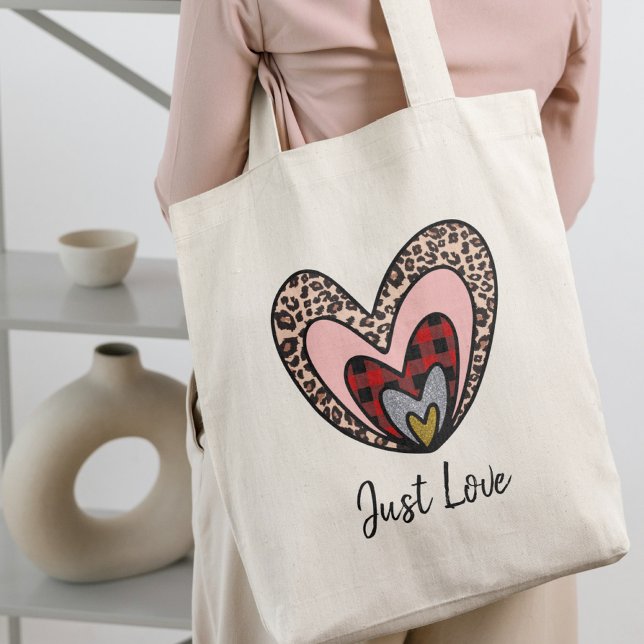 Bolsa Tote Nested Hearts Tote – Just Love Design (Criador carregado)