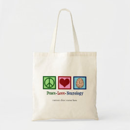 Bolsa Tote Neurologista Personalizado do Peace Love
