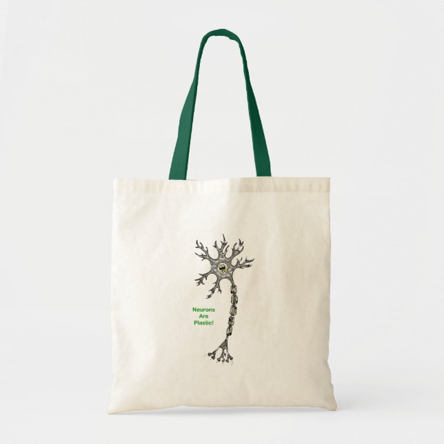 Bolsa Tote Neurônios São Plásticos! (Frente)