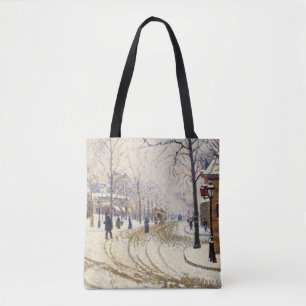 Bolsa Tote Neve, Boulevard de Clichy, Paris por Paul Signac