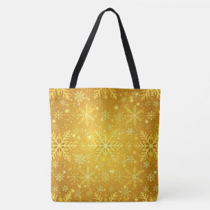 Bolsa Tote Neve Dourada