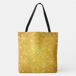 Bolsa Tote Neve Dourada