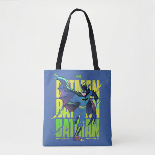 Bolsa Tote Never Give Up Batman Running Graphic