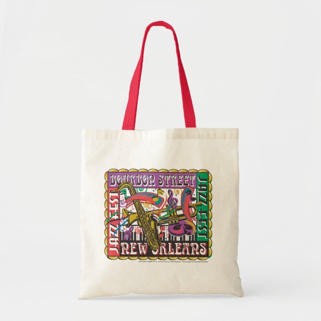 Bolsa Tote New Orleans Mardi Gras (Frente)