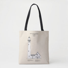 Bolsa Tote New Presque Isle Lighthouse - Michigan - SBD