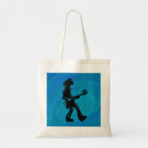 Bolsa Tote New York Boogie Nights Guitar Blue