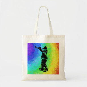 Bolsa Tote New York Boogie Nights Trumpet Rainbow