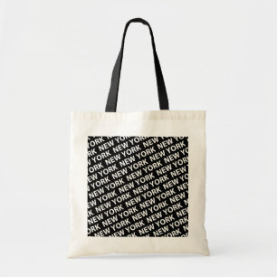 Bolsa Tote New York Pattern White