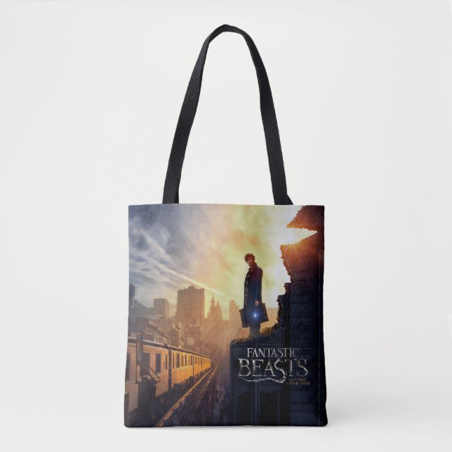 Bolsa Tote NEWT SCAMANDER™ no edifício destruído (Frente)