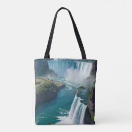 Bolsa Tote Niagara em Movimento Cena para Aventura Diária