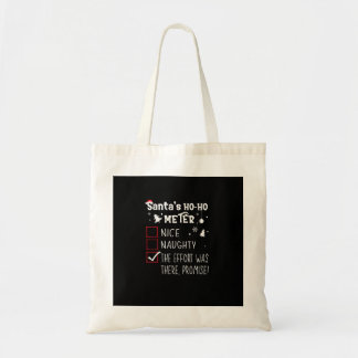 Bolsa Tote Nice Naughty The Was There Promise Christmas