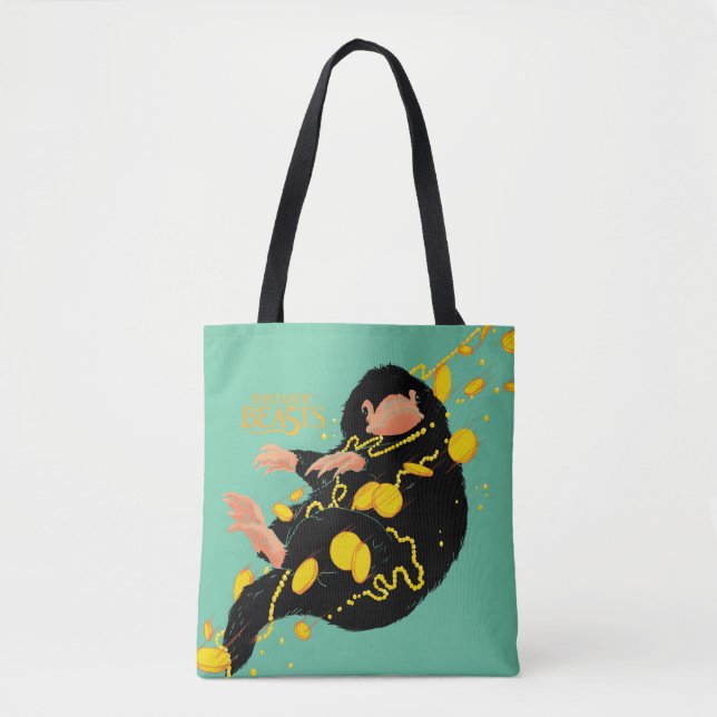 Bolsa Tote Niffler Floating With Gold (Frente)