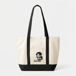 Bolsa Tote Night Shift Survivor Relatable Chibi Nurse Illustr