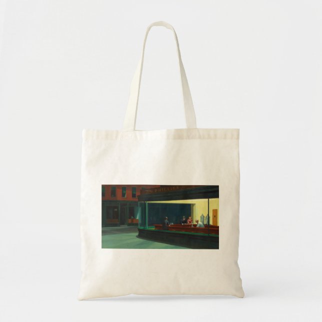 Bolsa Tote Nighthawks de Hopper (Frente)