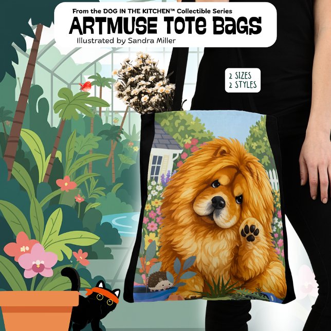 Bolsa Tote NIKO the Chow (Criador carregado)