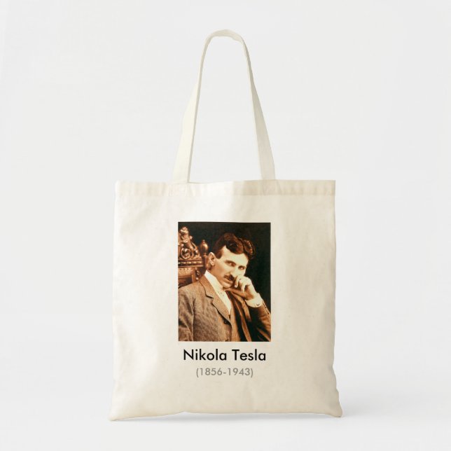 Bolsa Tote Nikola Tesla - saco (Frente)