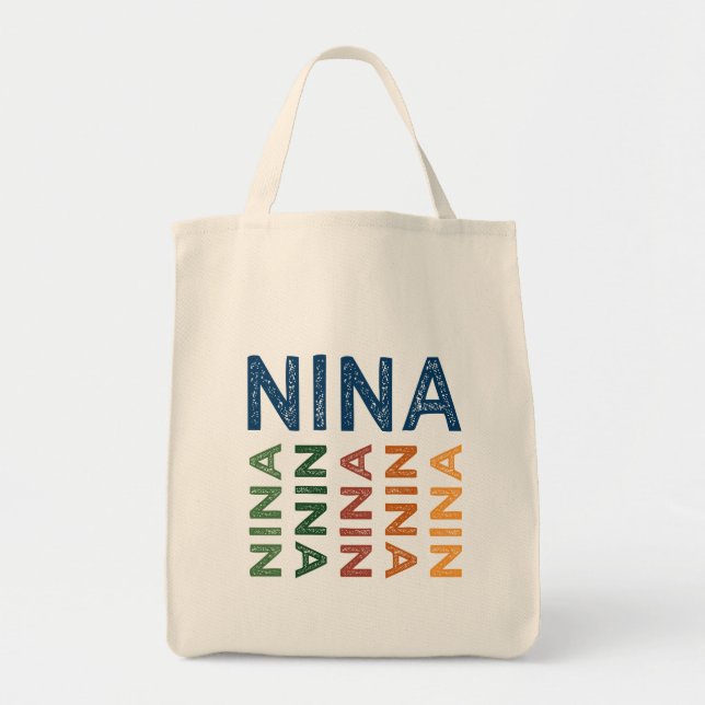 Bolsa Tote Nina Cute Colorful (Frente)