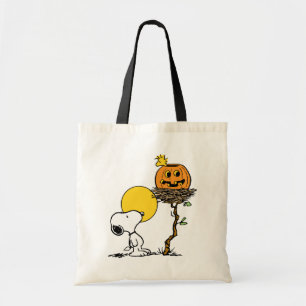 Bolsa Tote Ninho de Snoopy & Woodstock com Jack O' Lanterna