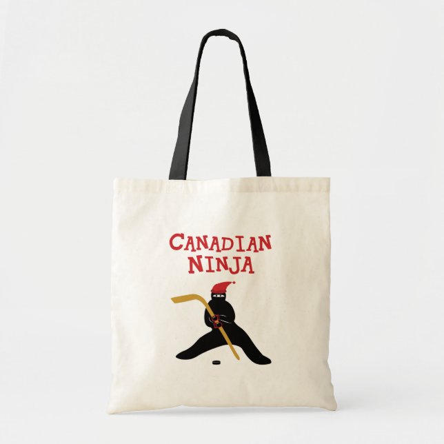 Bolsa Tote Ninja canadense (Frente)