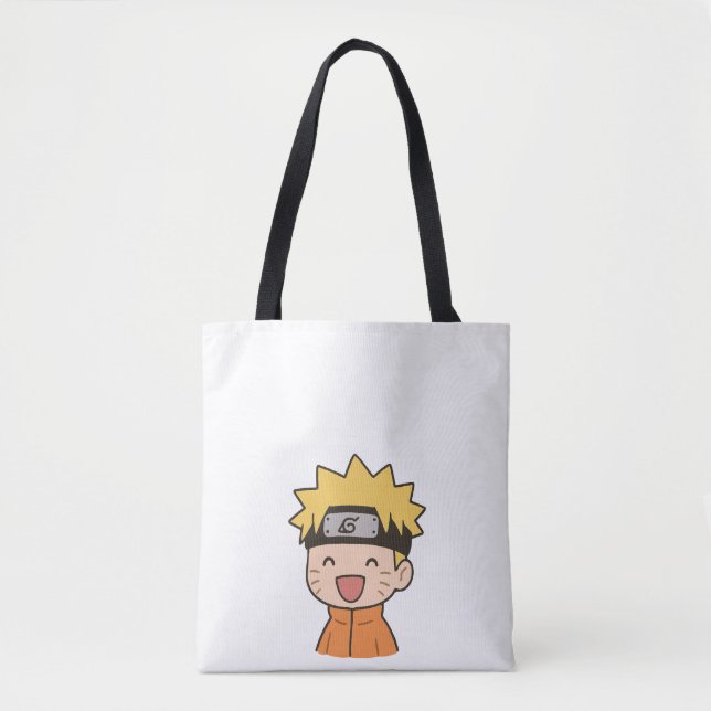 Bolsa Tote Ninja Chibi Fofa - Estilo de Anime Kawa (Frente)