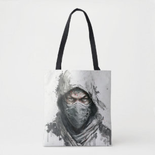 Bolsa Tote Ninja Retrait Warrior Painting Historic Adventure