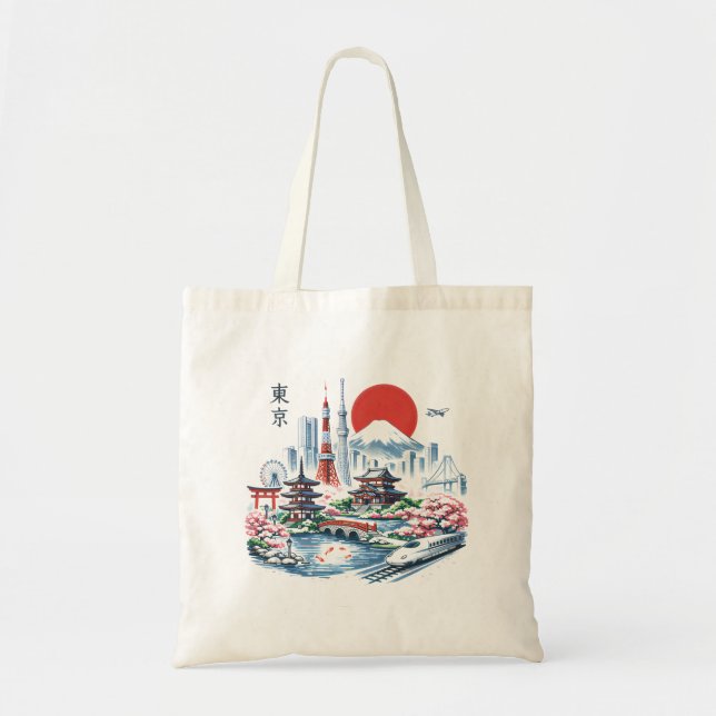 Bolsa Tote Nippon Sakura Tokyo Sakura  (Frente)