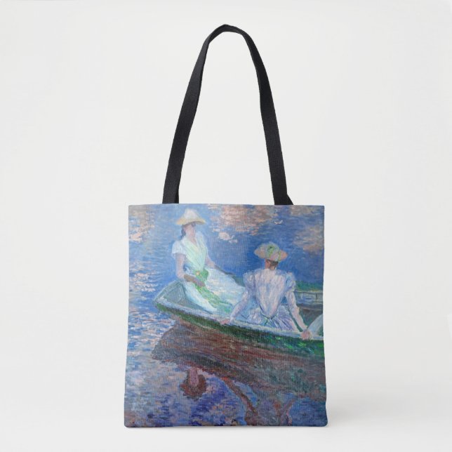 Bolsa Tote No barco, Monet (Frente)