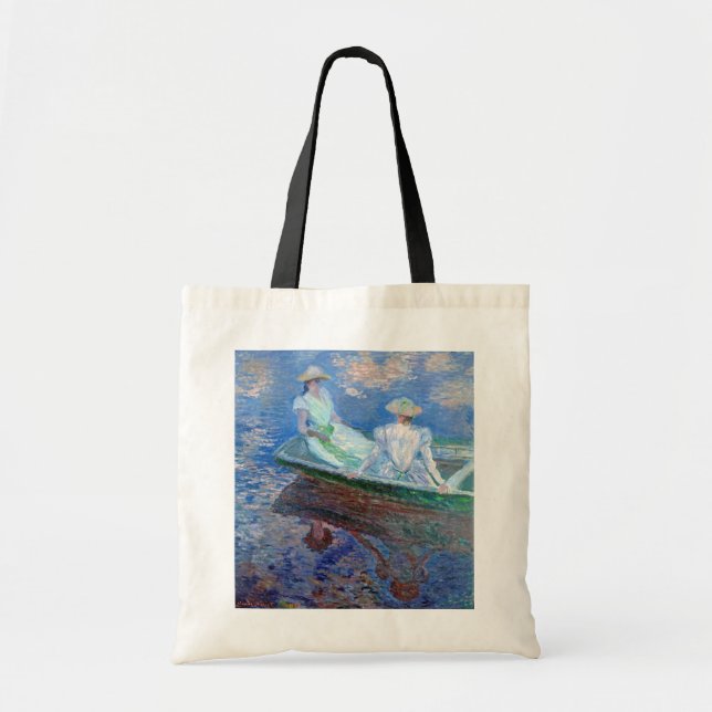 Bolsa Tote No barco, Monet (Frente)