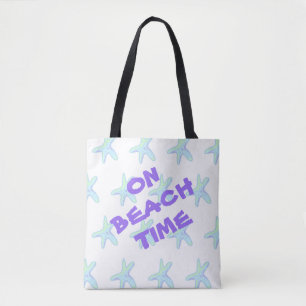 Bolsa Tote No Beach Time Starfish