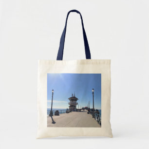 Bolsa Tote No Cais, praia de Huntington, Califórnia