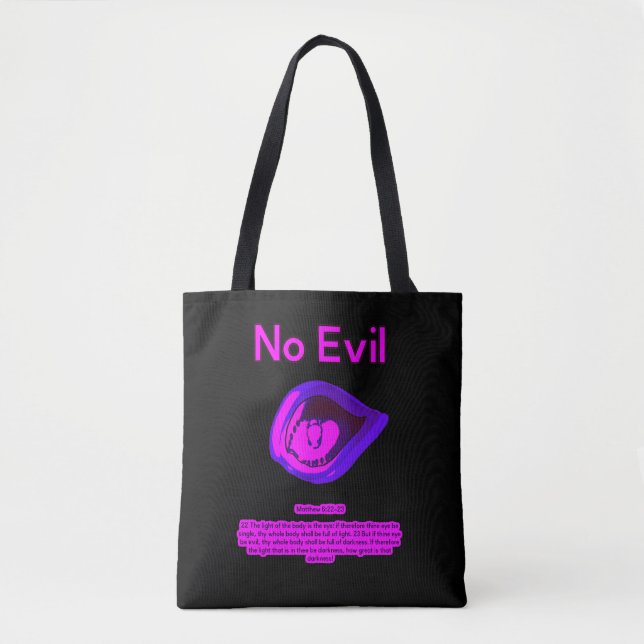Bolsa Tote No Evil - City Jamz -  Camiseta (Frente)