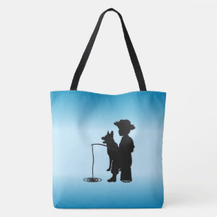 Bolsa Tote No furo da pesca