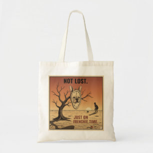 Bolsa Tote No Horário do Frenchie Design Divertido de Bulldog