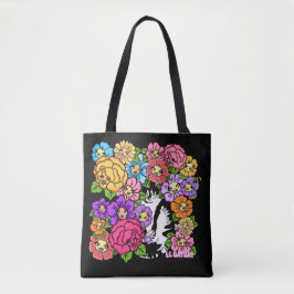 Bolsa Tote No Jardim