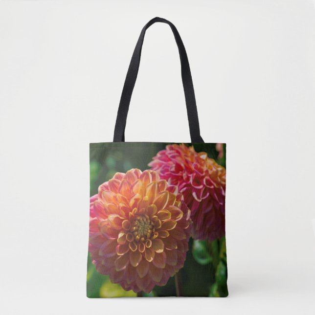 Bolsa Tote No Jardim Dahlia 1 (Frente)