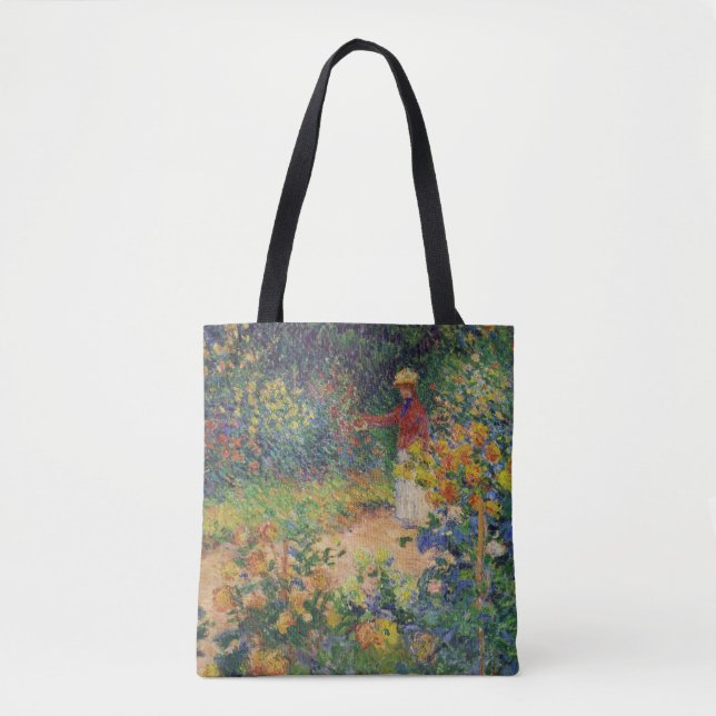 Bolsa Tote No Jardim, Monet (Frente)
