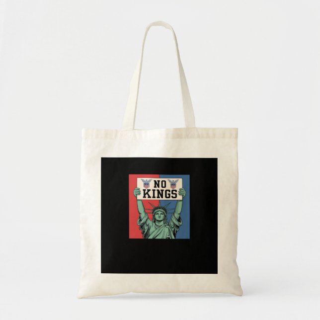 Bolsa Tote No Kings Classic Patriotic Style (Frente)