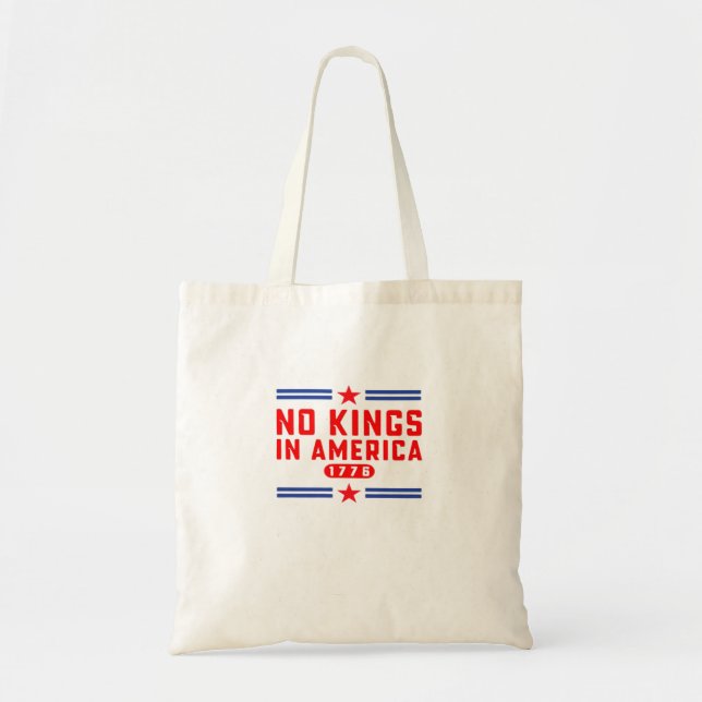 Bolsa Tote No Kings In America Classic Minimal Clean (Frente)