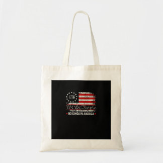 Bolsa Tote No Kings In America We The People Retro Cool
