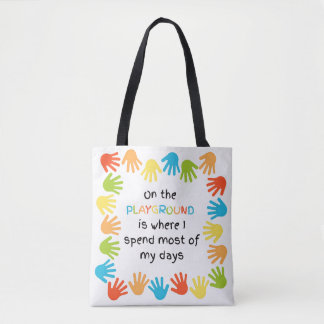 Bolsa Tote No Saco de Tota do Playground