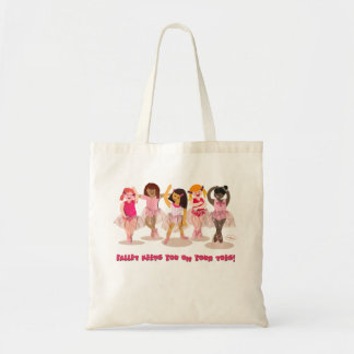 Bolsa Tote No Saco Dos Seus Dedos Ballerina