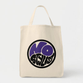 Bolsa Tote NO STYLIST double purp emblem grocery Tote Bag