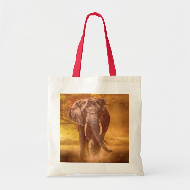 Bolsa Tote Nobreza do Elefante Africano (Frente)