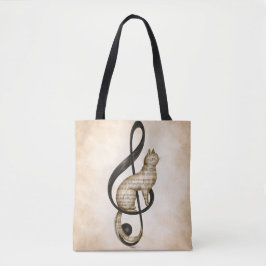 Bolsa Tote  Nocturne  A study in music and silence