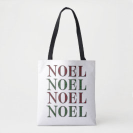 Bolsa Tote Noel Red & Green Checkered Xadrez Padrão Natal