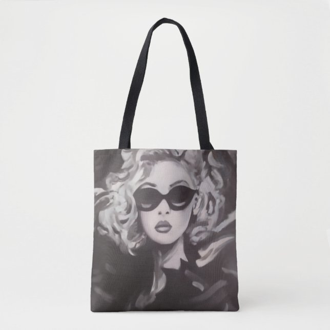 Bolsa Tote Noir Portrait (Frente)