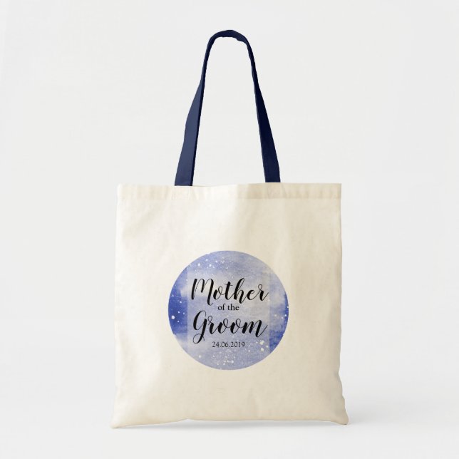 Bolsa Tote Noite da Galáxia Mãe do Casamento (Frente)